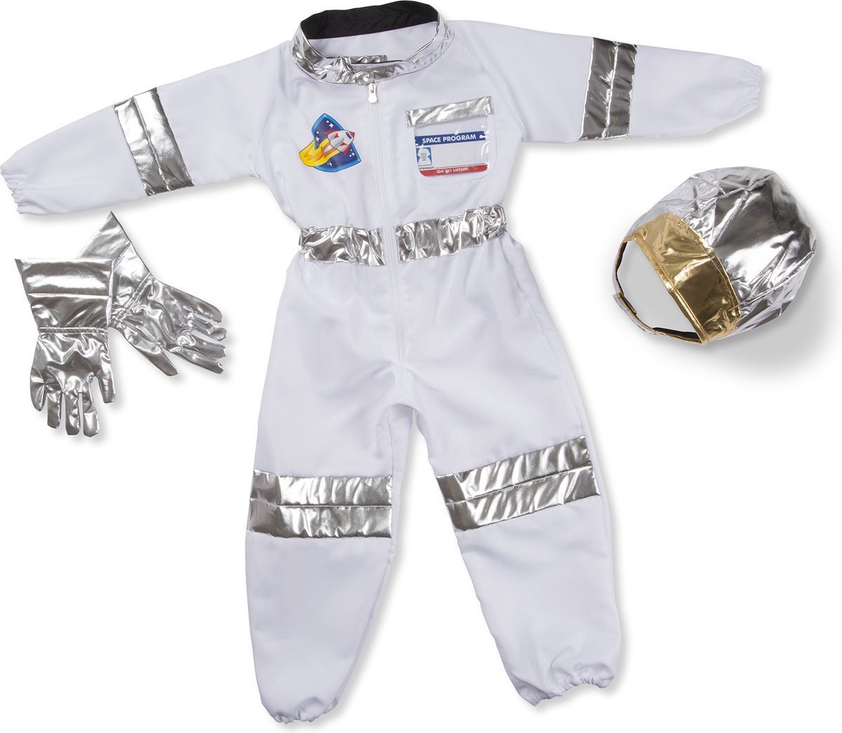 Joya Kids® Verkleedset met astronautenkostuum | Astronaut Pak Kinderen | Verkleed verjaardag Jongen | Verkleedpak Space | Maat S